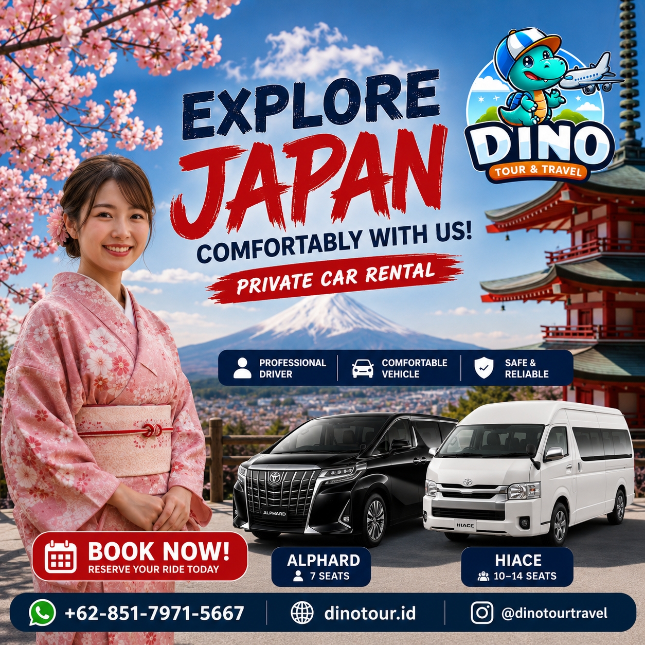 Sewa Mobil Jepang - Tokyo